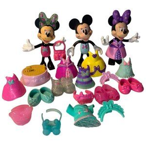 Disney Mattel Minnie Mouse & Daisy Bow-tique Snap N Pose Set